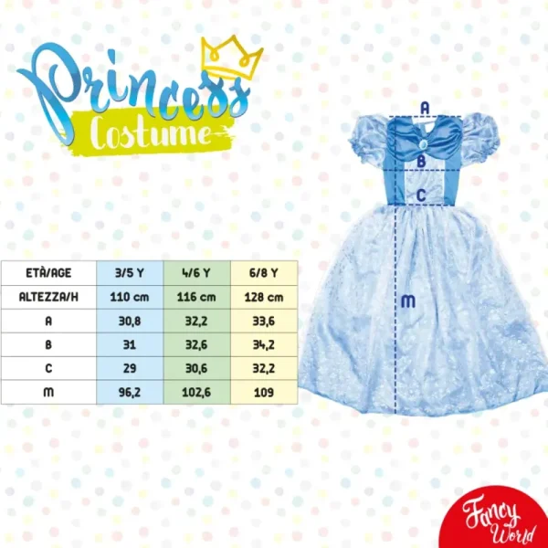 Flash Sale Costume Da Principessa Del Ghiaccio Travestimenti