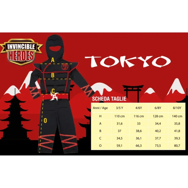 Flash Sale Costume Ninja Disponibile In Diverse Taglie Travestimenti