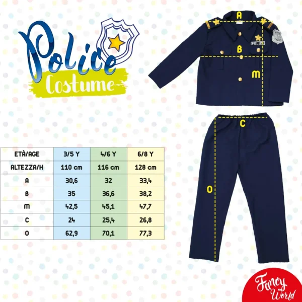 Discount Costume Poliziotto Travestimenti