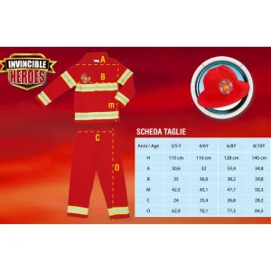 Cheap Costume Pompiere Disponibile In Diverse Taglie Travestimenti