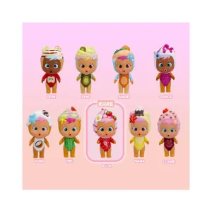 New Cry Babies Magic Tear Icy World Frozen Frutti, 9 Bamboline Da Collezionare, Profumano Di Frutta E Piangono Lacrime Che Creano Neve; Regalo Ideale Per Bambini Dai 3 Agli 8 Anni. Mini Dolls