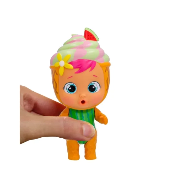 New Cry Babies Magic Tear Icy World Frozen Frutti, 9 Bamboline Da Collezionare, Profumano Di Frutta E Piangono Lacrime Che Creano Neve; Regalo Ideale Per Bambini Dai 3 Agli 8 Anni. Mini Dolls