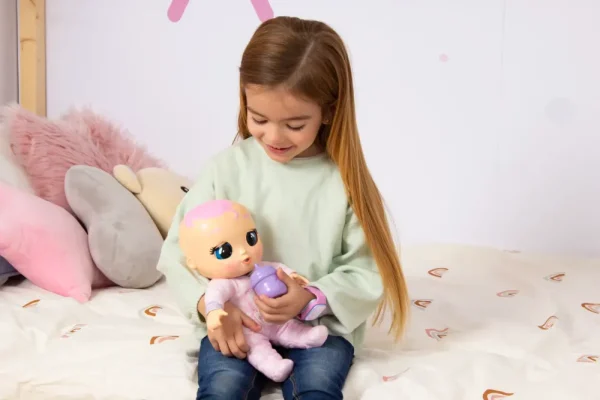 Hot Newborn Coney, Bambola Interattiva Di Una Vera Neonata, Mangia, Piange E Si Calma E Ride Solo Con Te, Grazie Al Braccialetto Elettronico Bambolotti