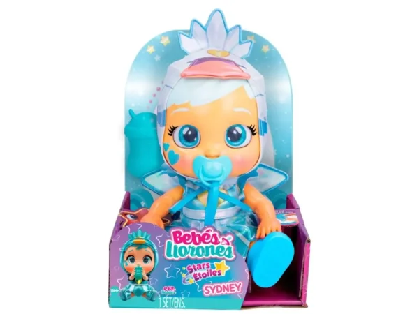 Hot Stars Sidney, Bambola Elettronica Che Piange Lacrime Vere Che Illuminano Le Stelline Nei Suoi Occhi! Bambolotti