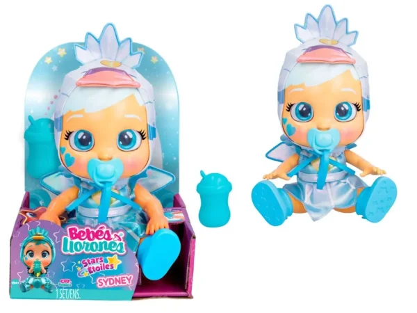 Hot Stars Sidney, Bambola Elettronica Che Piange Lacrime Vere Che Illuminano Le Stelline Nei Suoi Occhi! Bambolotti