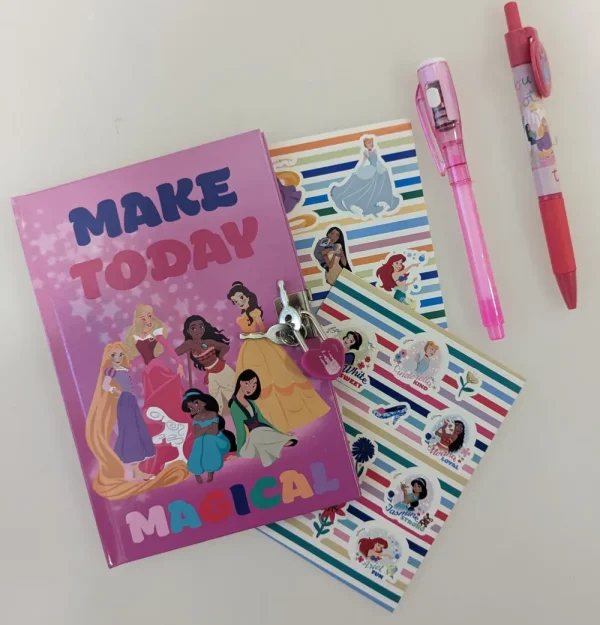 Cheap Diario Dei Segreti Con Lucchetto Penna Magica Penna Clip E Accessori Con Licenza Di Princess Scuola