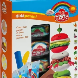 Best Sale Giocacrea Le Mie Ricette Panini Set Creativo Con Pasta Per Giocare Plastilina E Pasta Modellabile