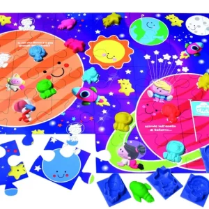 Discount Model & Puzzle Galaxy Maxi Puzzle Fosforescente E Pasta Per Giocare Plastilina E Pasta Modellabile