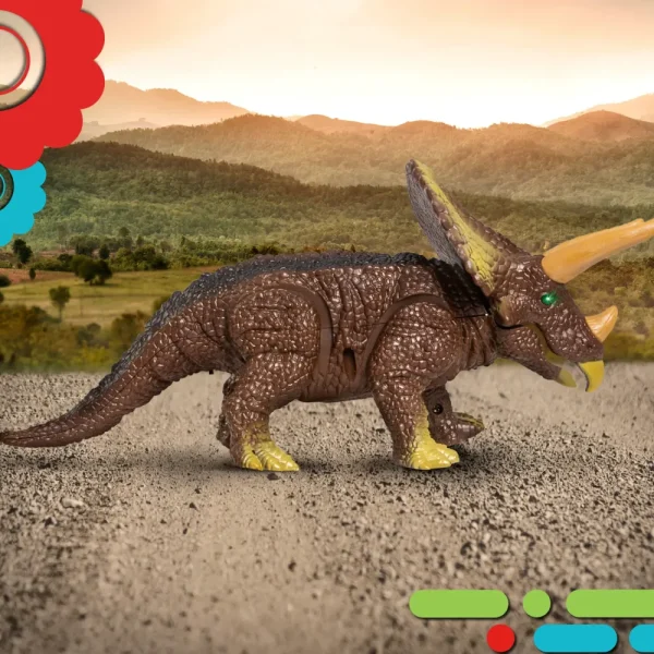 Cheap Dinosauro Triceratopo Radiocomandato Con Suoni Realistici Tablet E Giochi Interattivi