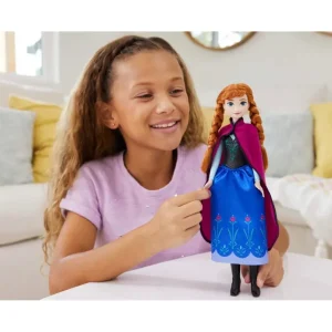 Sale Disney Frozen Anna, Bambola Con Abito Elegante E Accessori Ispirati Al Film Dsney Frozen 1, Giocattolo Per Bambini, 3+ Anni, Hlw49 Fashion Dolls