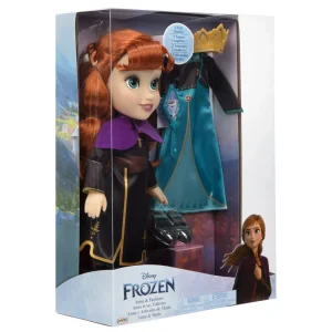 Clearance Disney Frozen Bambola Da 38 Cm Di Anna Con Accessori Bambolotti