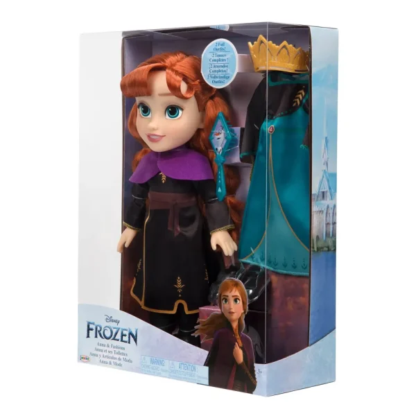Clearance Disney Frozen Bambola Da 38 Cm Di Anna Con Accessori Bambolotti