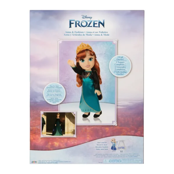 Clearance Disney Frozen Bambola Da 38 Cm Di Anna Con Accessori Bambolotti