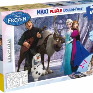 Discount Disney Puzzle Df Maxi Floor 60 Frozen Music And Fun Puzzle Per Bambini