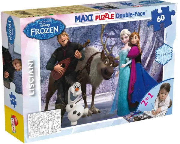 Discount Disney Puzzle Df Maxi Floor 60 Frozen Music And Fun Puzzle Per Bambini