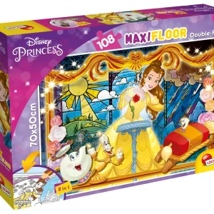 Clearance Disney Puzzle Df Maxi Floor 108 Bella E La Bestia Puzzle Per Bambini