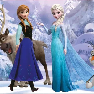 Shop Disney Puzzle Df Maxi Floor 108 Frozen Elsa And Anna Puzzle Per Bambini