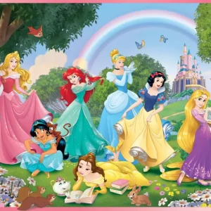 Best Disney Puzzle Df Maxi Floor 108 Princess Rainbow World Puzzle Per Bambini