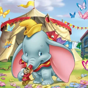 Hot Disney Puzzle Df Maxi Floor 35 Dumbo Puzzle Per Bambini