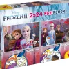 Flash Sale Disney Puzzle Maxifloor 2 X 24 Frozen Puzzle Per Bambini