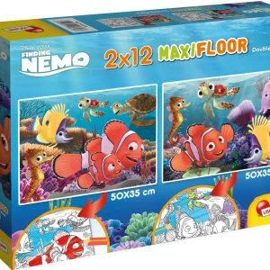Online Disney Puzzle Maxifloor 2 X 12 Nemo Puzzle Per Bambini