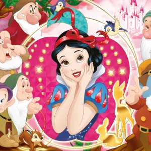 Clearance Disney Puzzle Maxifloor 4 X 48 Princess Puzzle Per Bambini