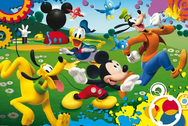 Best Sale Disney Puzzle Maxifloor 4 X 48 Mickey Puzzle Per Bambini