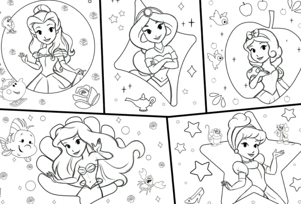 Outlet Disney Puzzle Maxifloor 2 X 12 Princess Puzzle Per Bambini