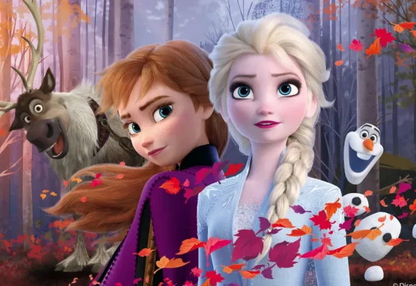 Flash Sale Disney Puzzle Maxifloor 2 X 24 Frozen Puzzle Per Bambini