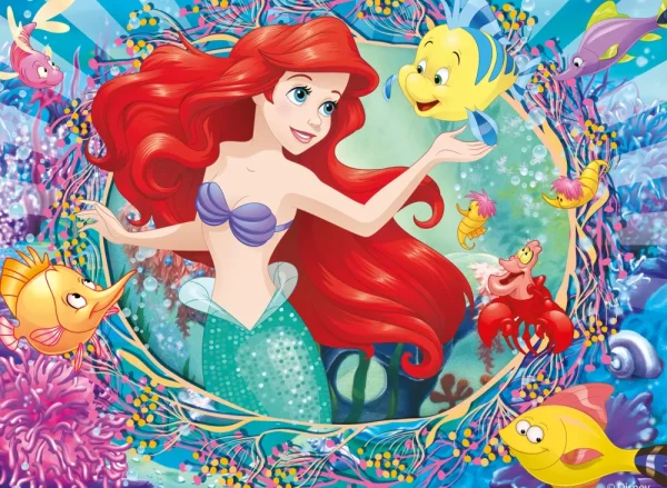 Clearance Disney Puzzle Maxifloor 4 X 48 Princess Puzzle Per Bambini