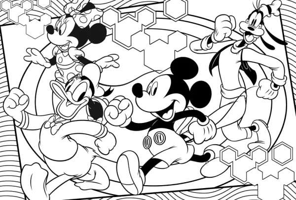 Best Sale Disney Puzzle Maxifloor 4 X 48 Mickey Puzzle Per Bambini