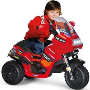 Discount Divertimento In Pole Position Con La Moto Elettrica Ducati Con Luci E Suoni Cavalcabili Elettrici