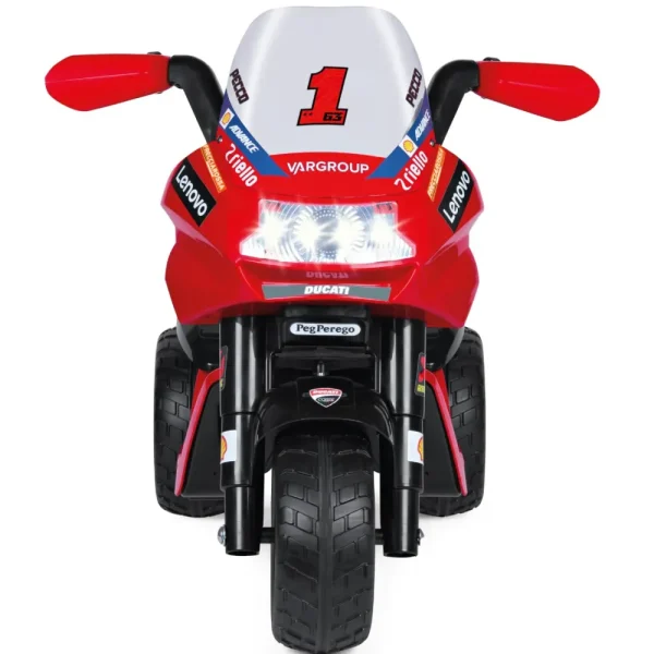 Discount Divertimento In Pole Position Con La Moto Elettrica Ducati Con Luci E Suoni Cavalcabili Elettrici
