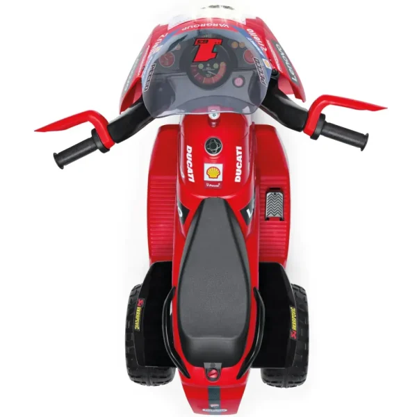 Discount Divertimento In Pole Position Con La Moto Elettrica Ducati Con Luci E Suoni Cavalcabili Elettrici
