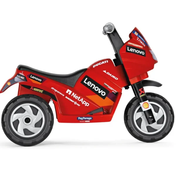 Clearance Ducati Mini Evo, Maxi Divertimento! La Moto Elettrica Per Bambini Con Luci E Suoni. Cavalcabili Elettrici