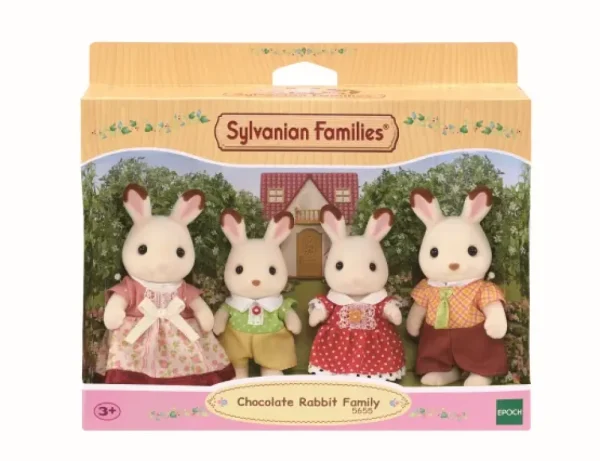 Best Sale Famiglia Coniglio Cioccolato La Famiglia Piu Popolare Del Villaggio Sylvanian Mini Dolls