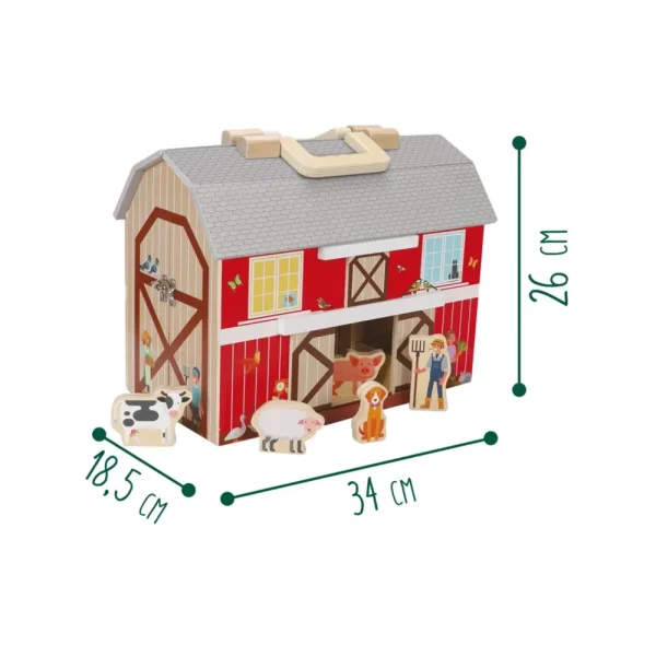 Sale Fattoria Carry & Go Giochi Di Imitazione In Legno