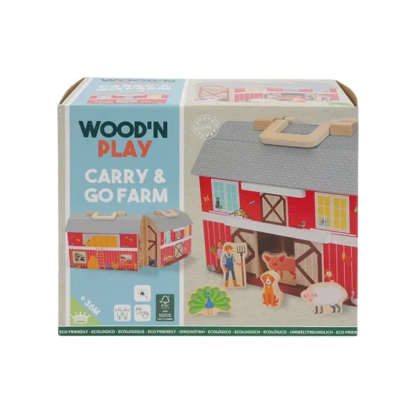 Sale Fattoria Carry & Go Giochi Di Imitazione In Legno