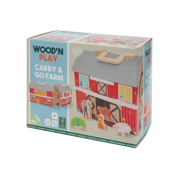 Sale Fattoria Carry & Go Giochi Di Imitazione In Legno