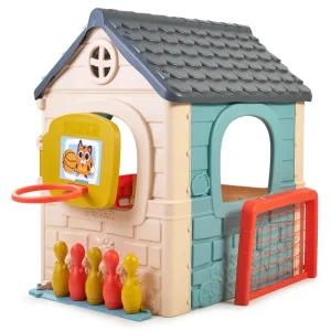 Best Casual 6 Activities House, Casetta Con 6 Divertenti Attivita, Colori Pastello, Per Bambini/E Dai 3 Anni Casette Per Bambini