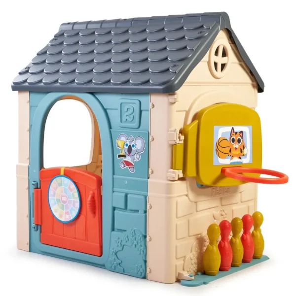 Best Casual 6 Activities House, Casetta Con 6 Divertenti Attivita, Colori Pastello, Per Bambini/E Dai 3 Anni Casette Per Bambini