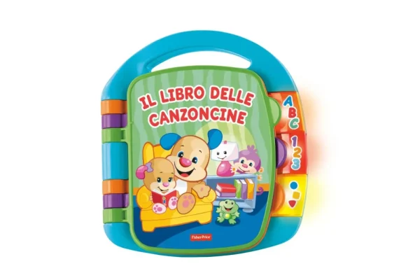 Best Fisher Price- Libro Delle Canzoncine Ridi E Impara, Imparare Parole, Lettere E Numeri, Bambini Dai 6 Mesi Giochi Musicali