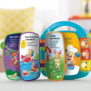Best Fisher Price- Libro Delle Canzoncine Ridi E Impara, Imparare Parole, Lettere E Numeri, Bambini Dai 6 Mesi Giochi Musicali