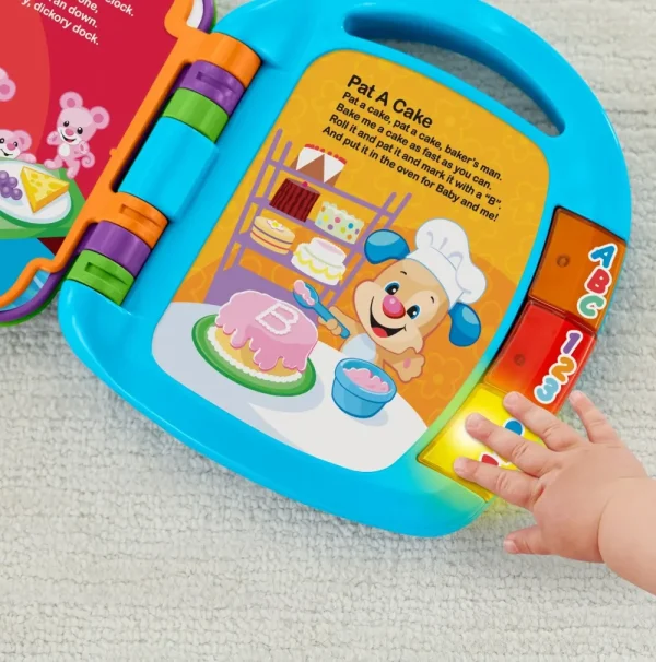 Best Fisher Price- Libro Delle Canzoncine Ridi E Impara, Imparare Parole, Lettere E Numeri, Bambini Dai 6 Mesi Giochi Musicali