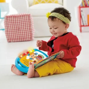 Best Fisher Price- Libro Delle Canzoncine Ridi E Impara, Imparare Parole, Lettere E Numeri, Bambini Dai 6 Mesi Giochi Musicali