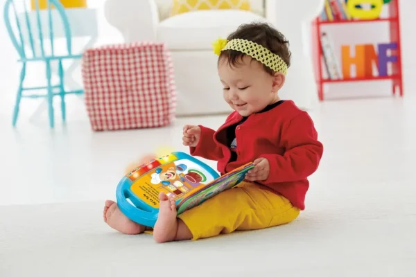 Best Fisher Price- Libro Delle Canzoncine Ridi E Impara, Imparare Parole, Lettere E Numeri, Bambini Dai 6 Mesi Giochi Musicali