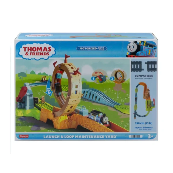 Sale Fisher-Price Il Trenino Thomas Super Loop Lancia E Sfreccia, Pista Con Trenino Motorizzato, Per Bambini Dai 3 Anni In Su Mondi Immaginari