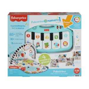 Best Sale Palestrina Baby Piano, Set Musicale Portatile Con 3 Livelli Di Apprendimento Smart Stages, Include 10 Giocattoli Collegabili Palestrine E Tappeti Gioco