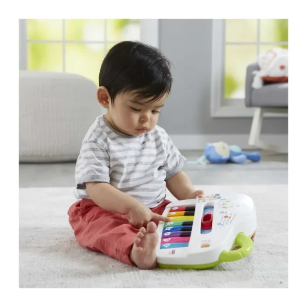Sale Ridi & Impara Pianoforte Di Cagnolino Edizione Multilingue, Pianoforte Giocattolo Portatile Con Contenuti Educativi Per Bambini Dai 6 Ai 36 Mesi Giochi Di Apprendimento
