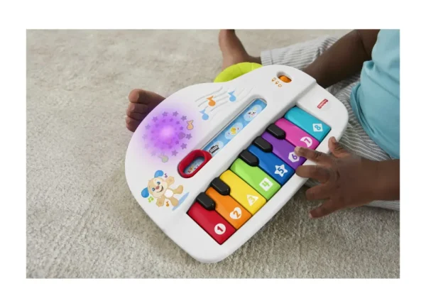 Sale Ridi & Impara Pianoforte Di Cagnolino Edizione Multilingue, Pianoforte Giocattolo Portatile Con Contenuti Educativi Per Bambini Dai 6 Ai 36 Mesi Giochi Di Apprendimento